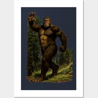 Bigfoot Encounter Posters and Art